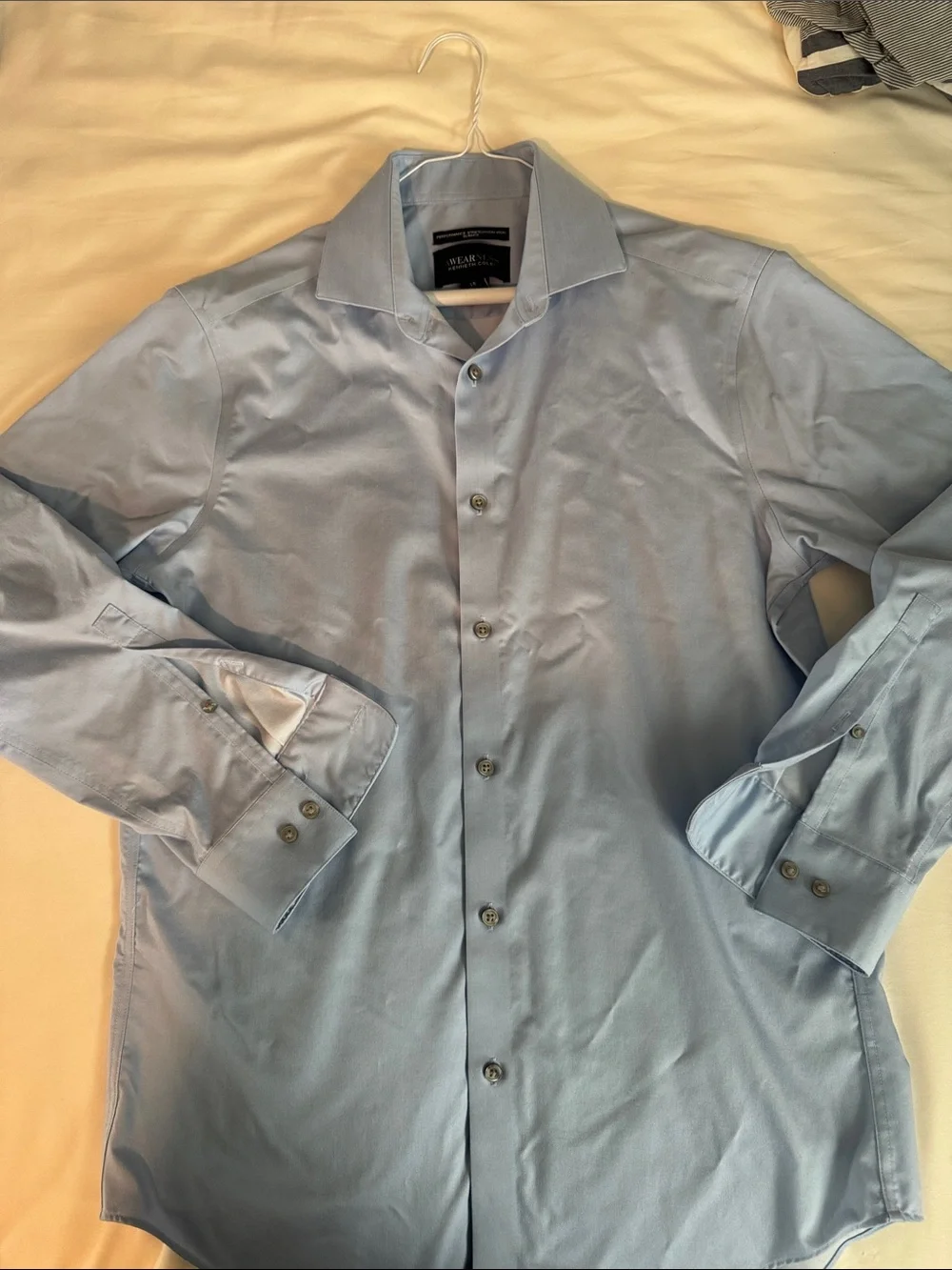 Kenneth Cole Light Blue Men's Dress Shirt - AWEARNESS